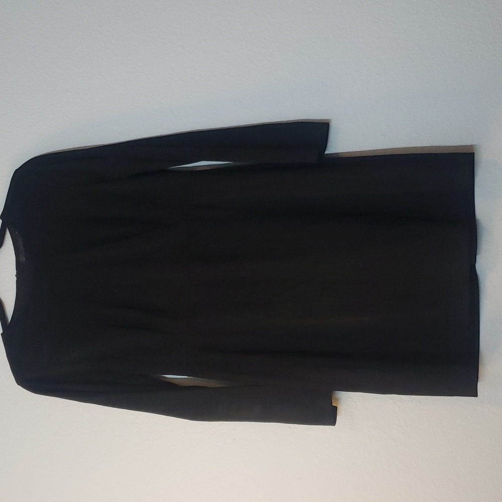 Zara Trafaluk velvet like long sleeve dress. Size large.
